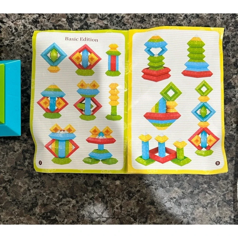 Nocky Changeable Bricks Towers Montessori Toy Stacking Tower Toy‎